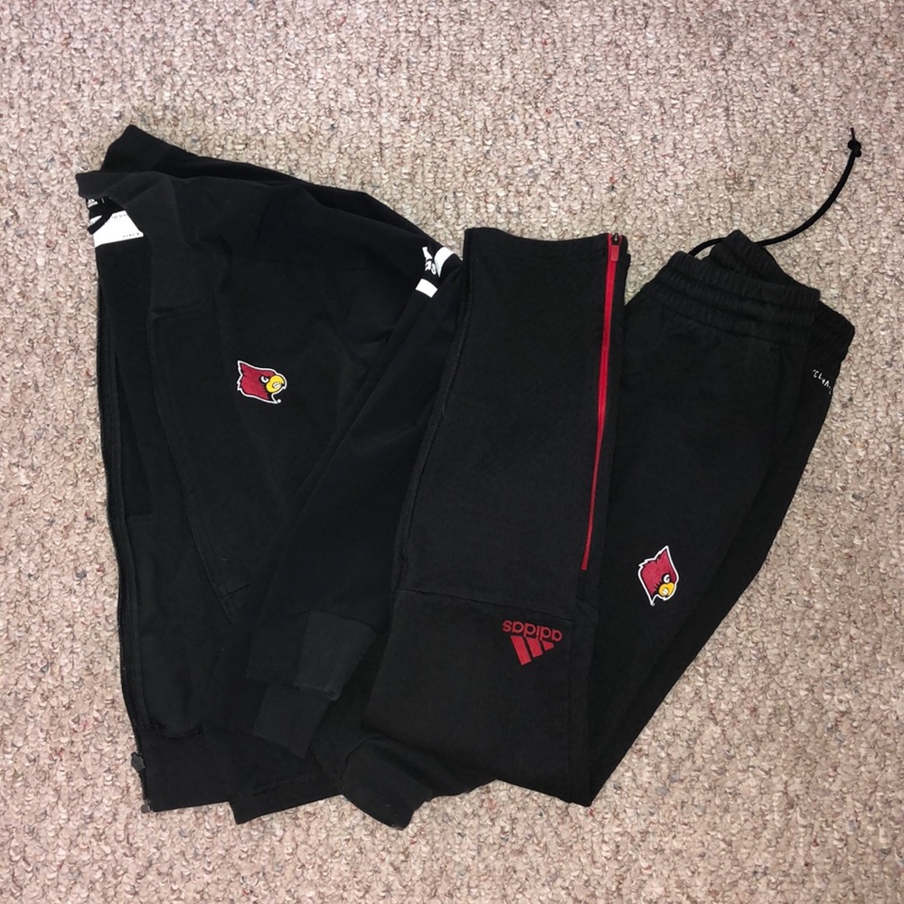 Adidas Climalite Louisville Cheer Warm Up Set